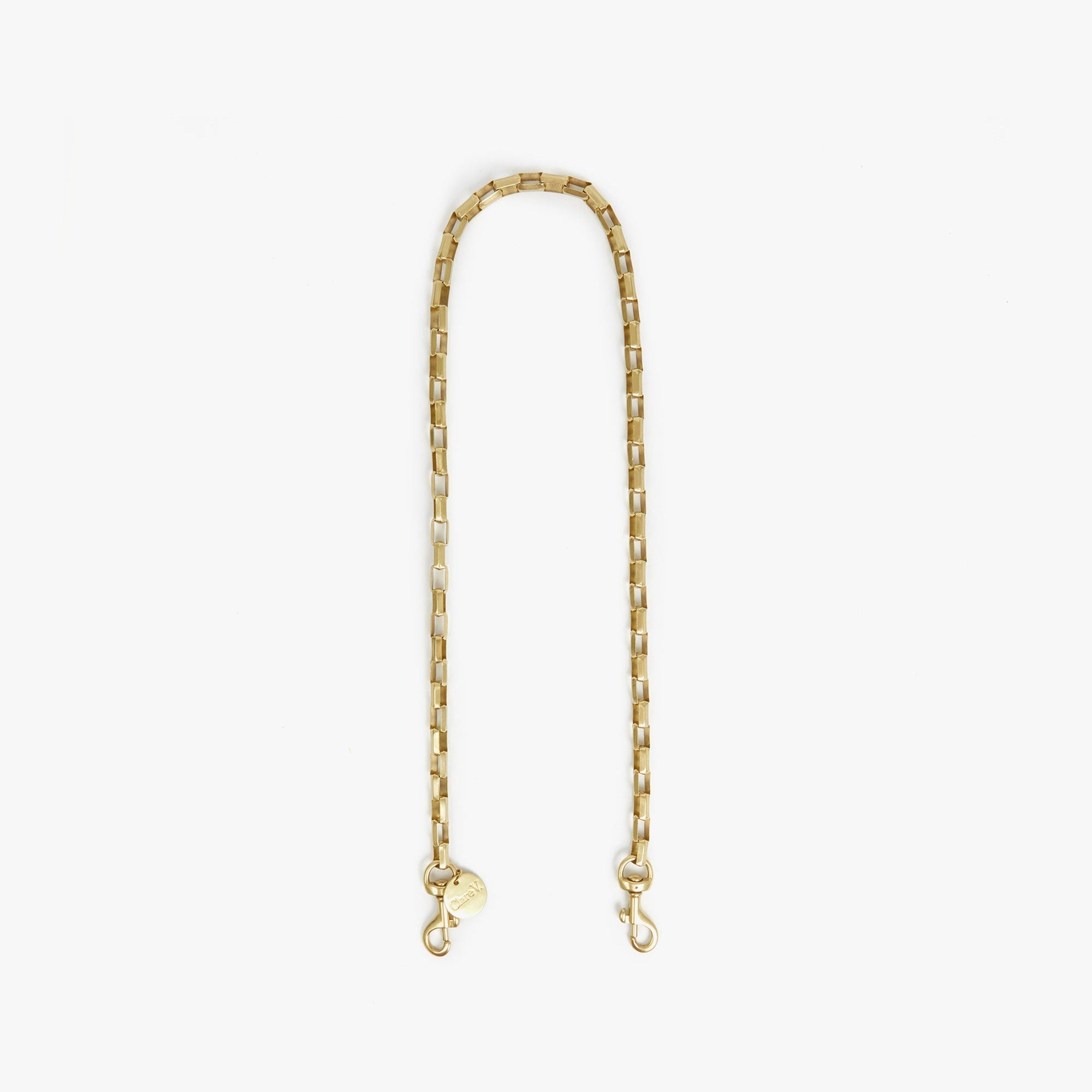Box Chain Shoulder Strap, Brass