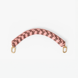 Braided Top Handle, Rose Clay/Mulberry