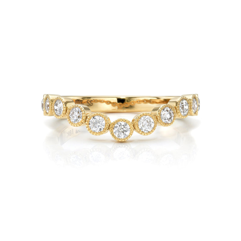 Single Stone | Curved Gabby Contour Band