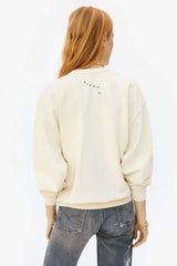 Oversized Sweatshirt, Cream Ciao