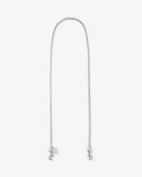 Snake Chain Crossbody Strap, Silver