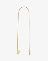 Snake Chain Crossbody Strap, Vintage Gold