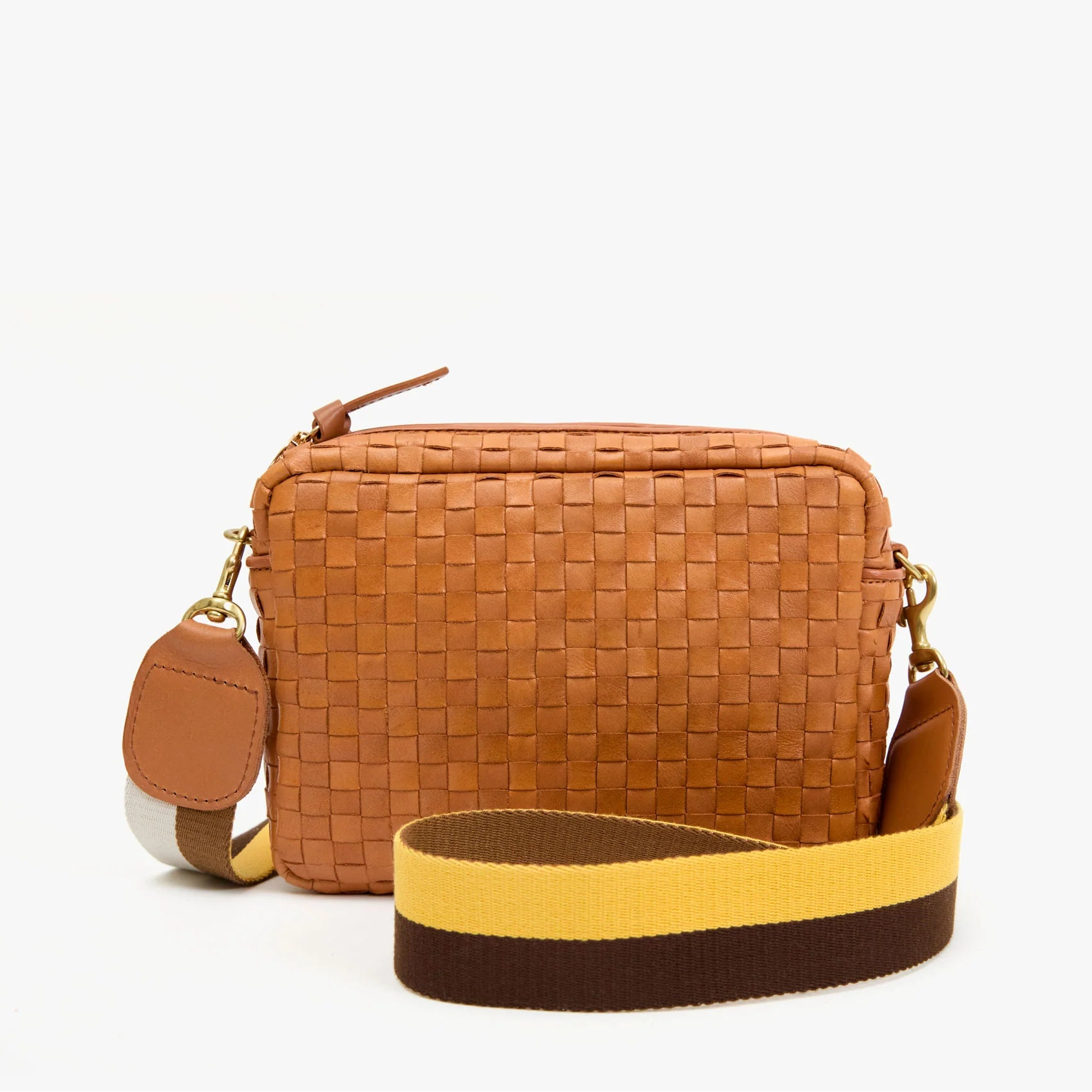 Crossbody Strap, Marigold Multi Reversible Stripe