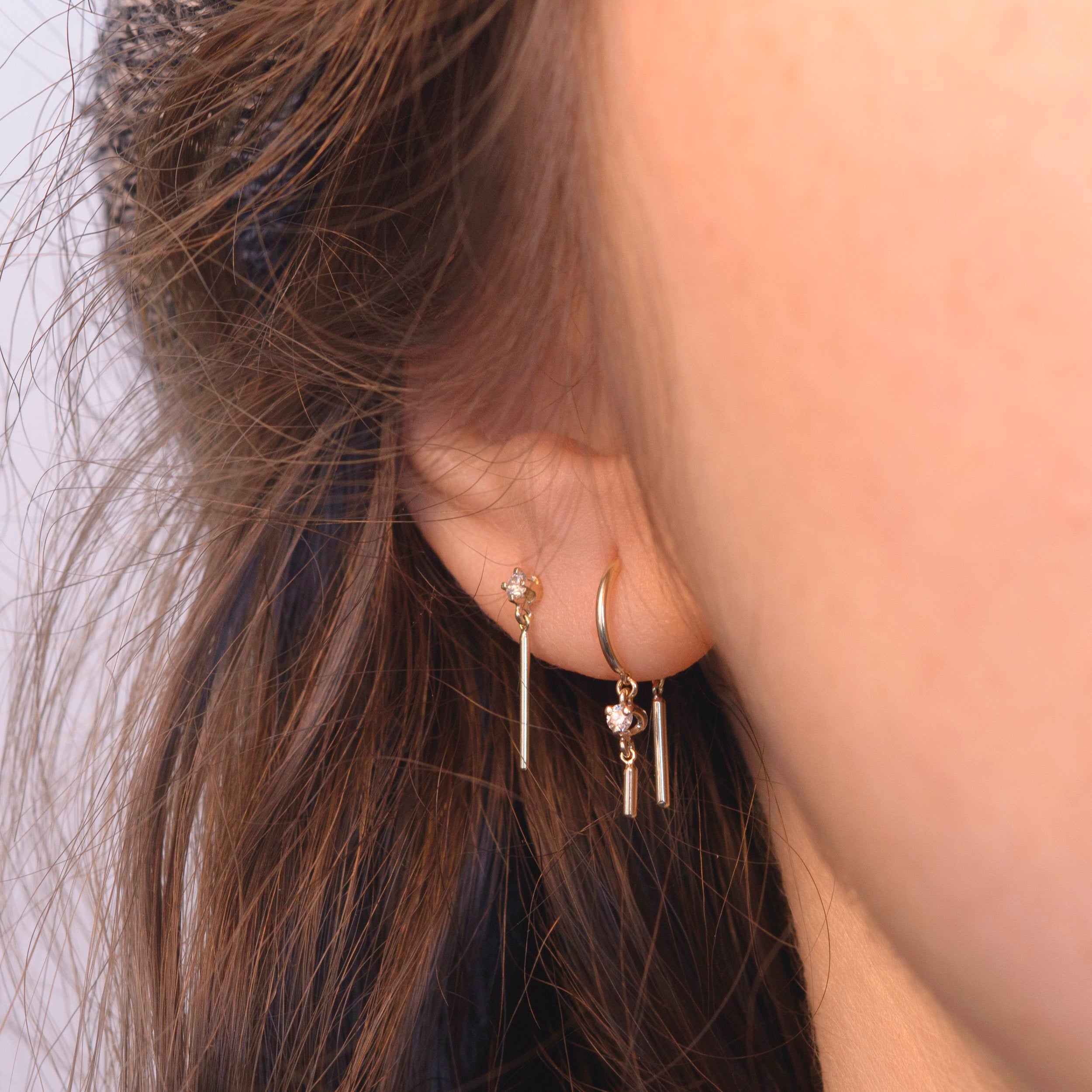 Diamond Baby Chime Earring (Single)