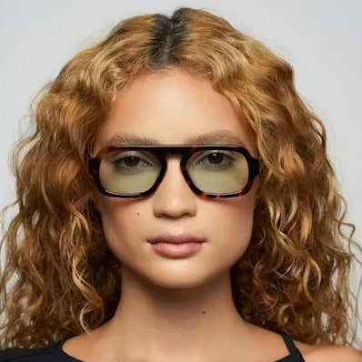 Jane Mini Sunglasses, Brown Tortoise