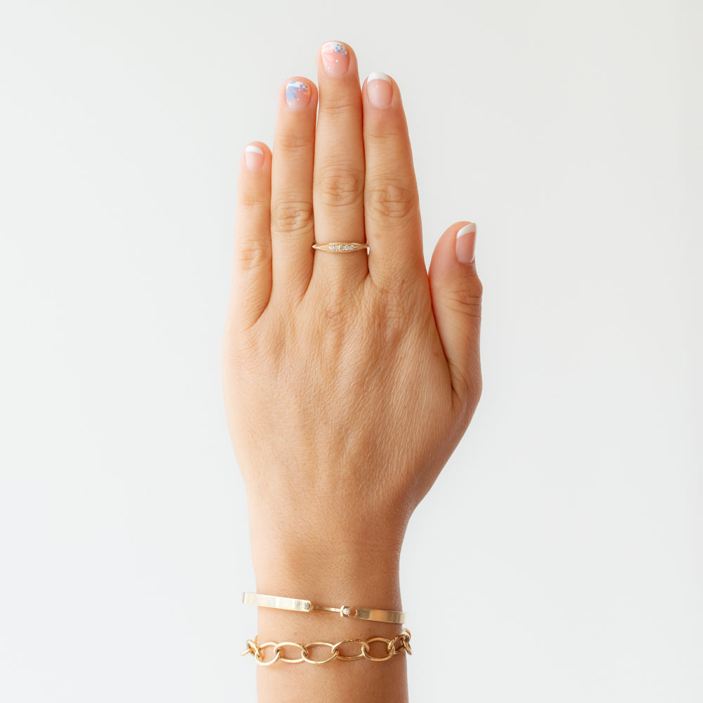 Desert Deco Gemini Diamond Ring