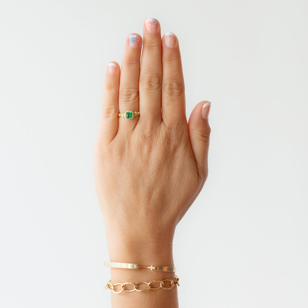 Emerald Anam Cara Ring