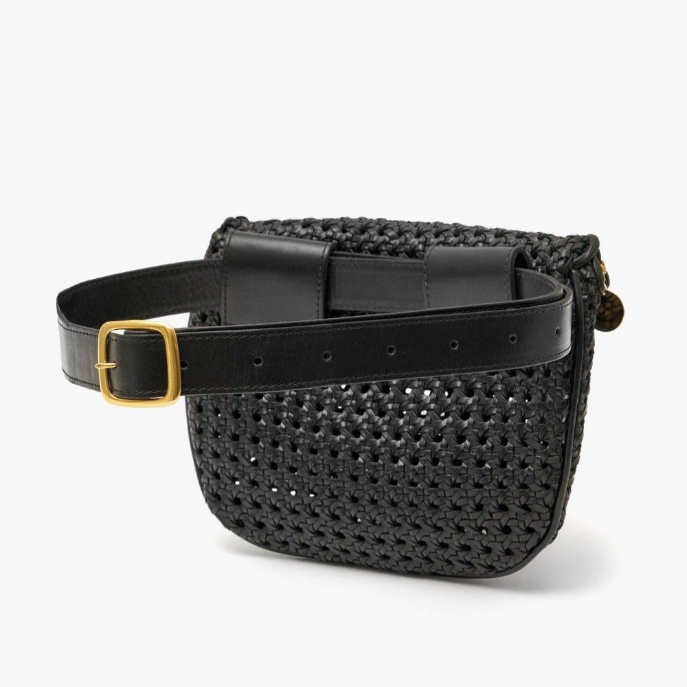 Fanny Pack, Rattan Black