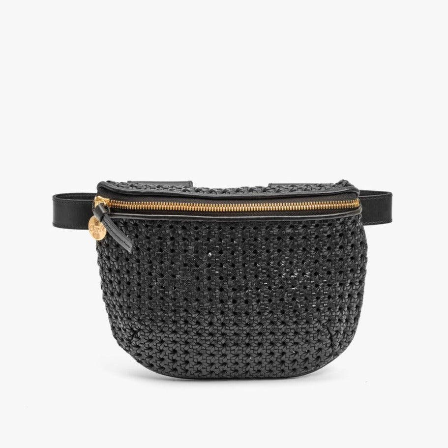 Fanny Pack, Rattan Black