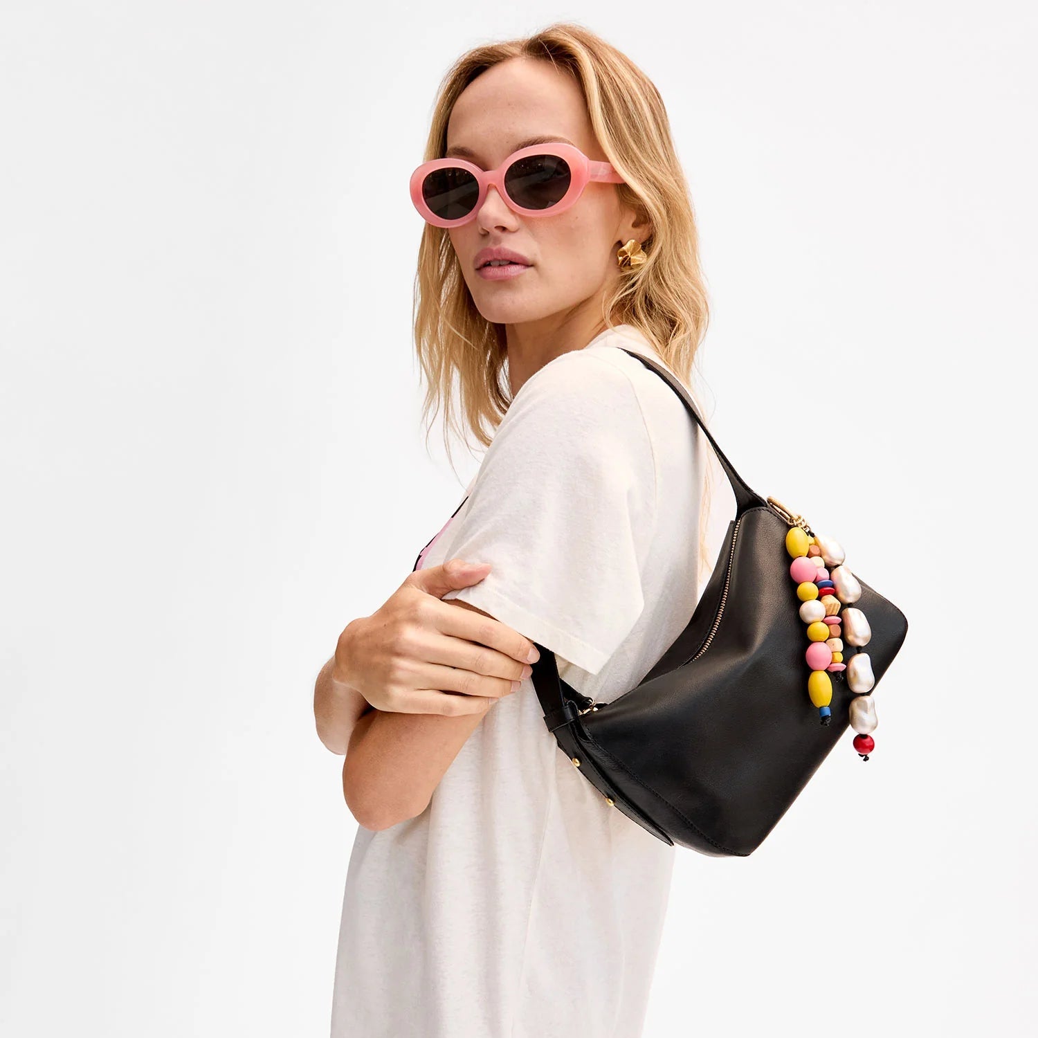 Fleurine Bag, Naturelle Black