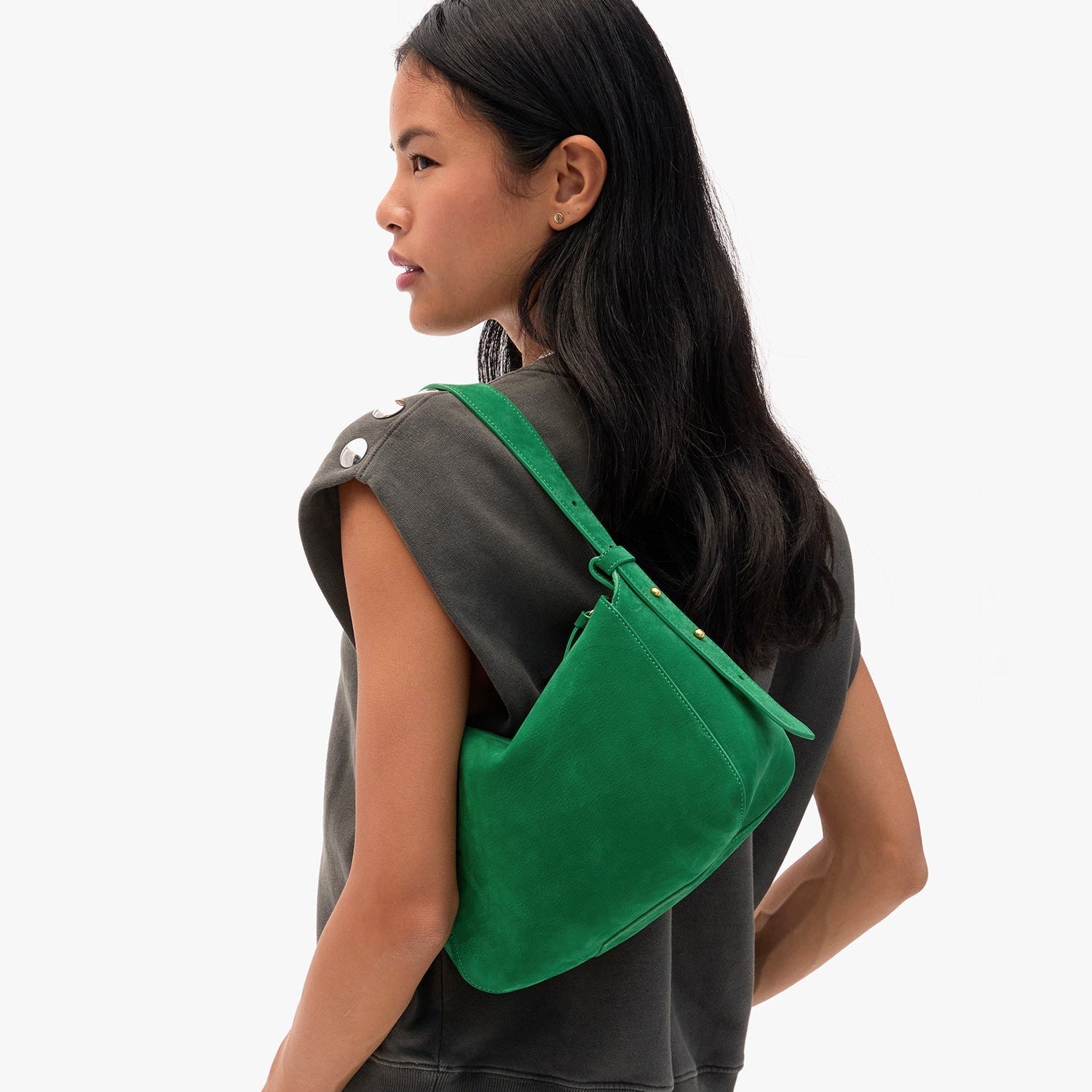 Fleurine, Deep Emerald Nubuck