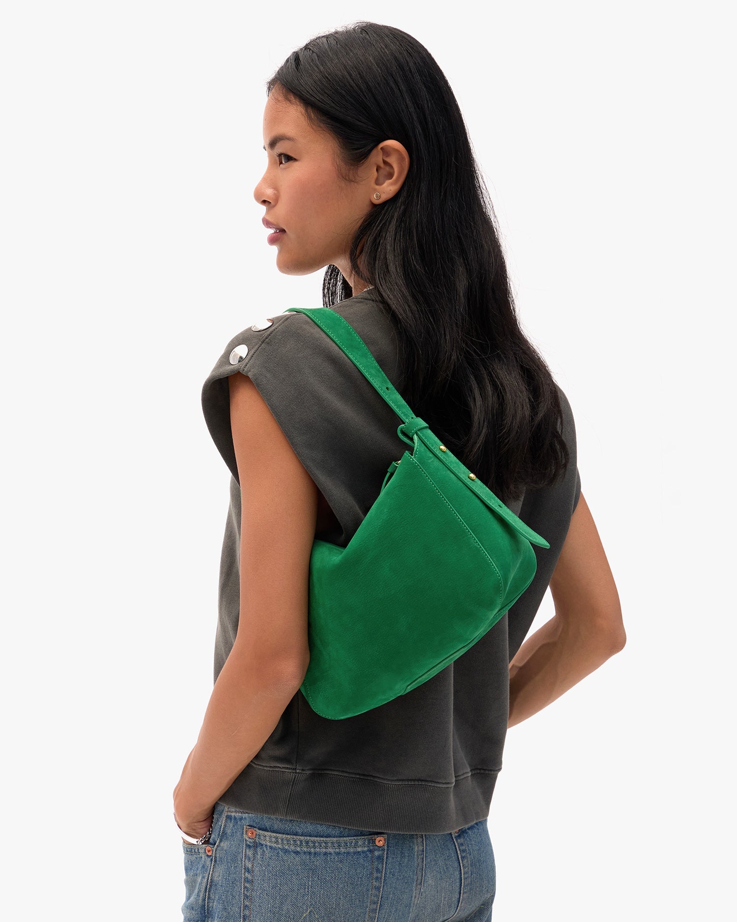 Fleurine, Deep Emerald Nubuck