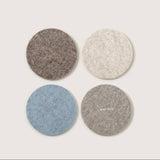 Round Coasters 4 Pack, Cobblestone Multi