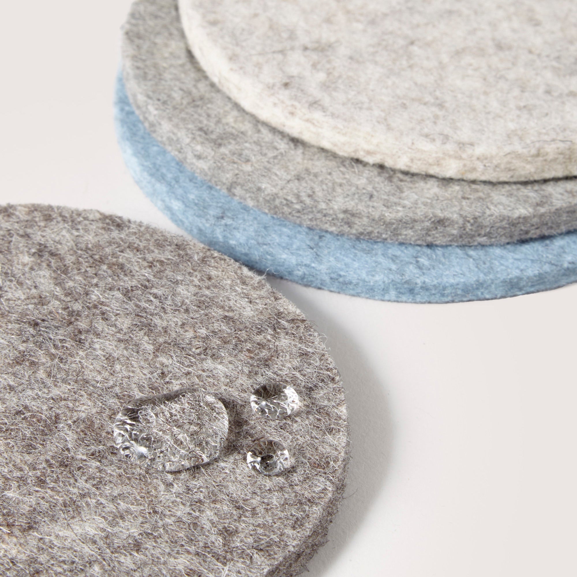 Round Coasters 4 Pack, Cobblestone Multi
