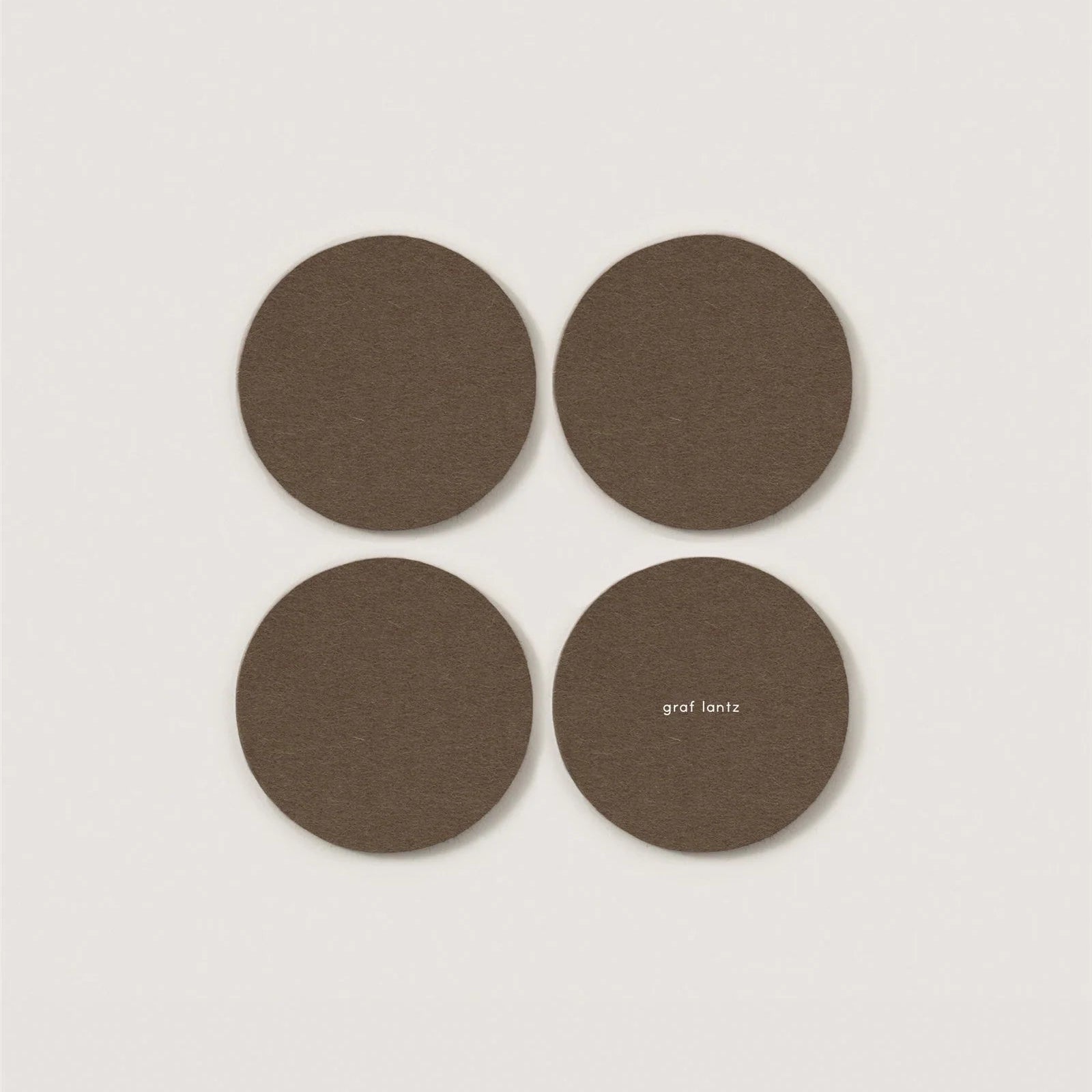 Round Coasters 4 Pack, Cumin