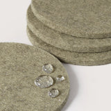 Round Coasters 4 Pack, Sage