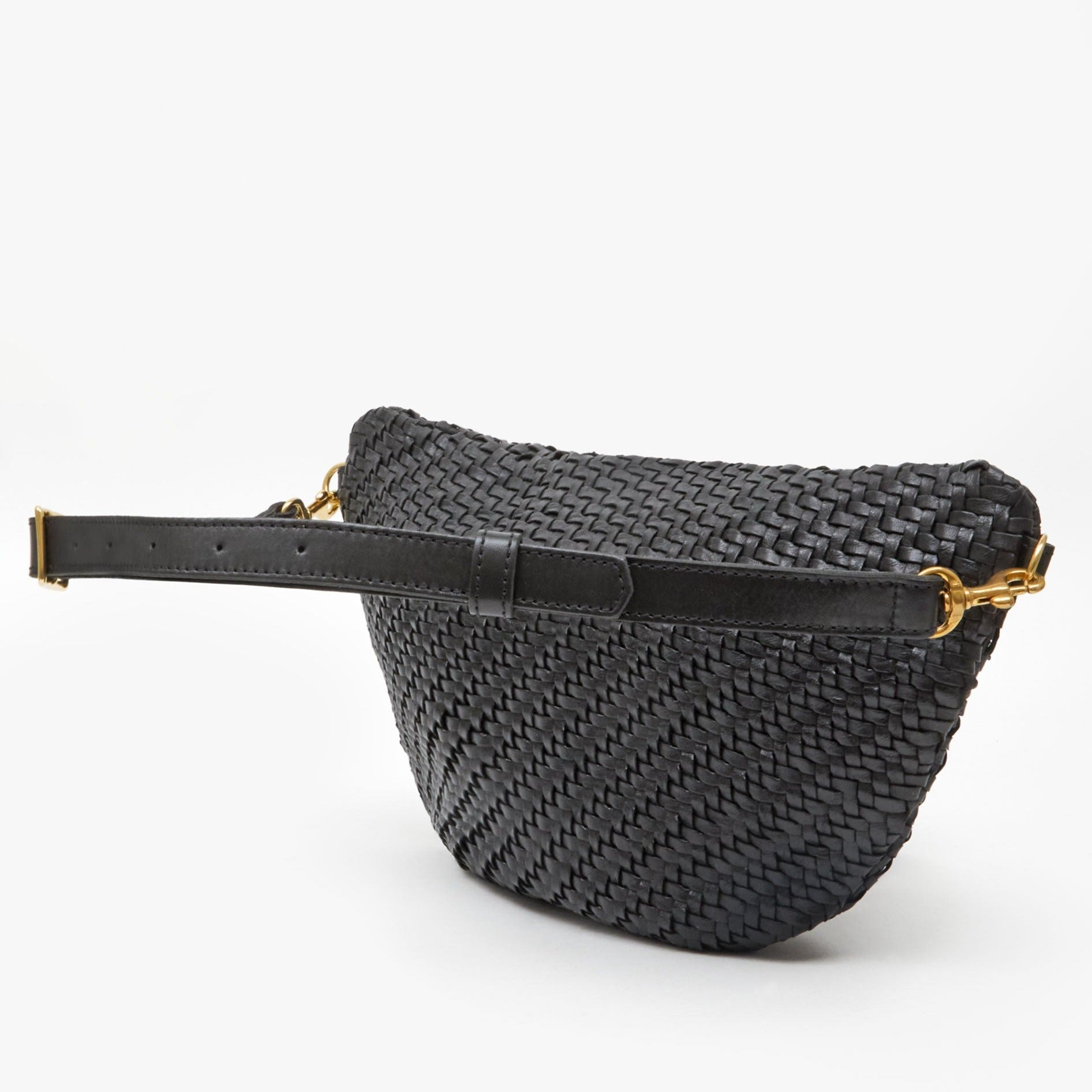 Grande Fanny, Woven Zig Zag, Black