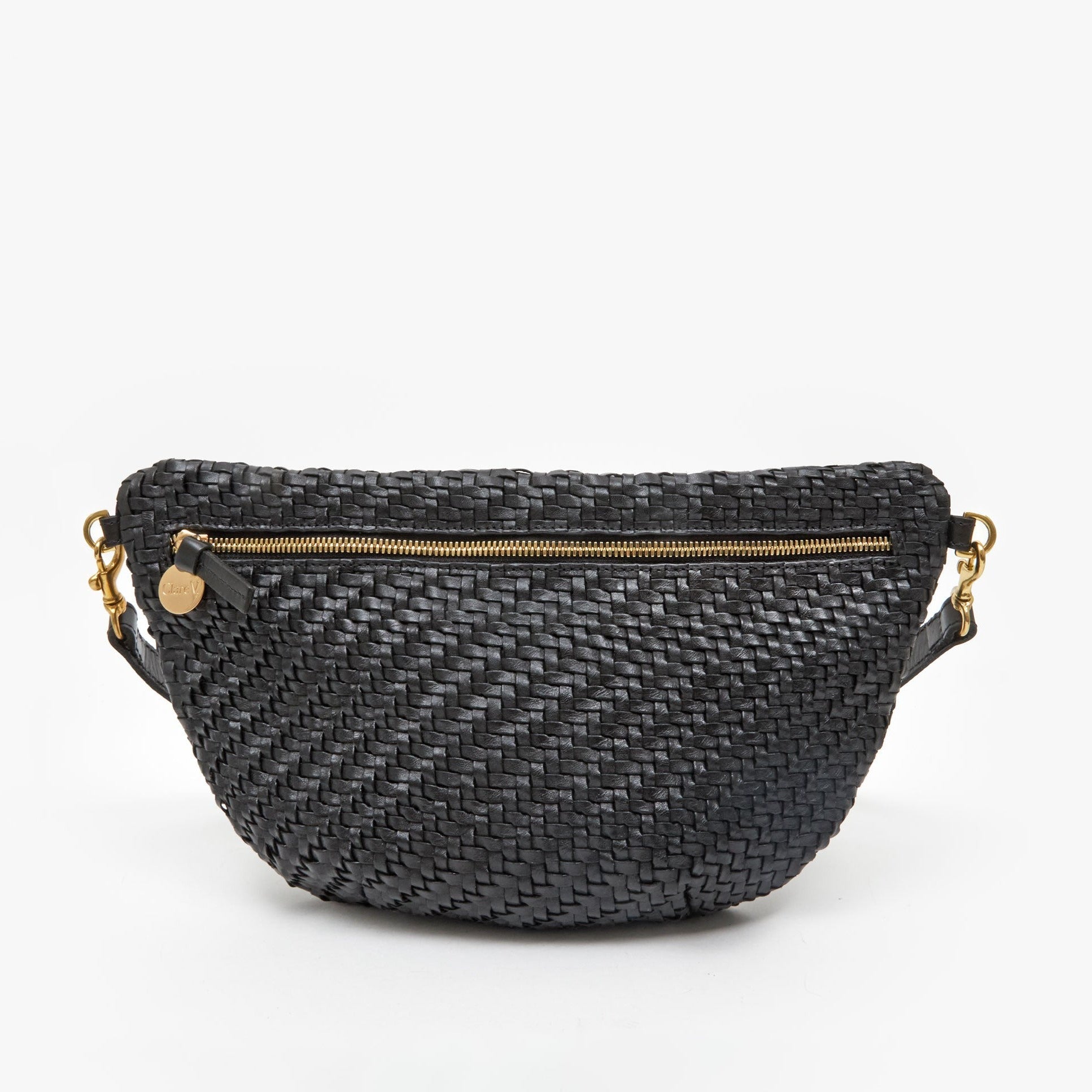 Grande Fanny, Woven Zig Zag, Black