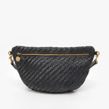 Grande Fanny, Woven Zig Zag, Black
