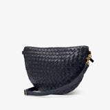 Grande Fanny, Twilight Navy Medium Woven Diagonal