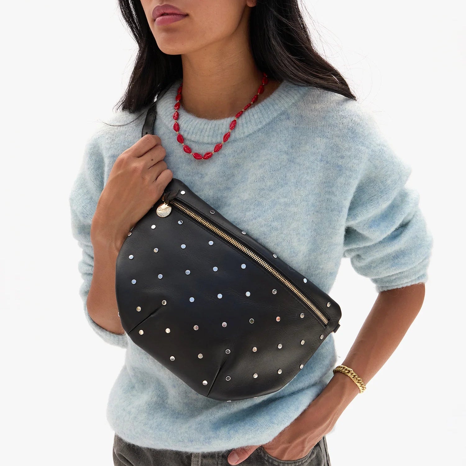 Grande Fanny, Black with Studs