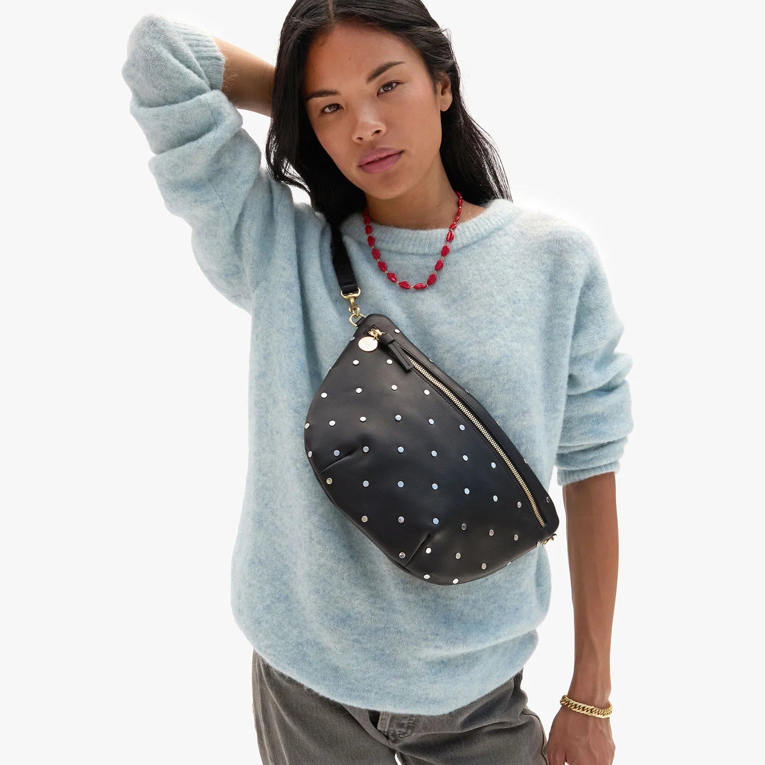 Grande Fanny, Black with Studs