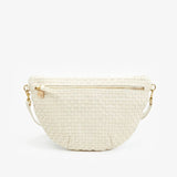 Grande Fanny, Cream Woven Checker