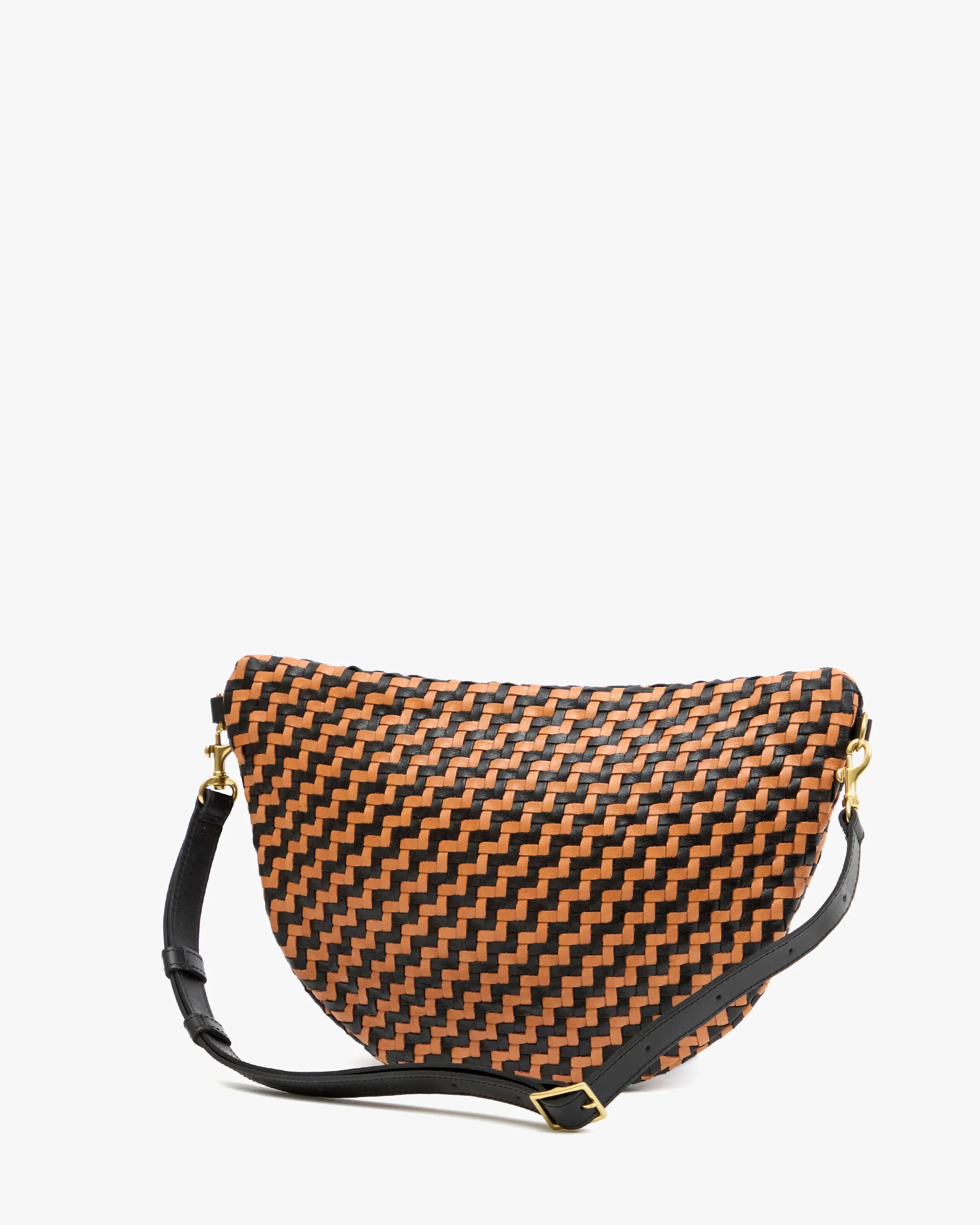 Grande Fanny, Woven Zig-Zag, Black/Natural