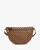 Grande Fanny, Woven Zig-Zag, Black/Natural