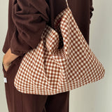 Happy Carry Bag, Cinnamon Gingham