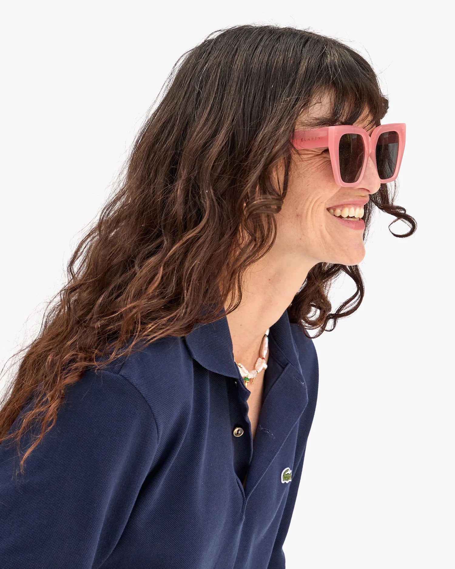 Clare V. | Heather Sunglasses, Peony – LAPIS