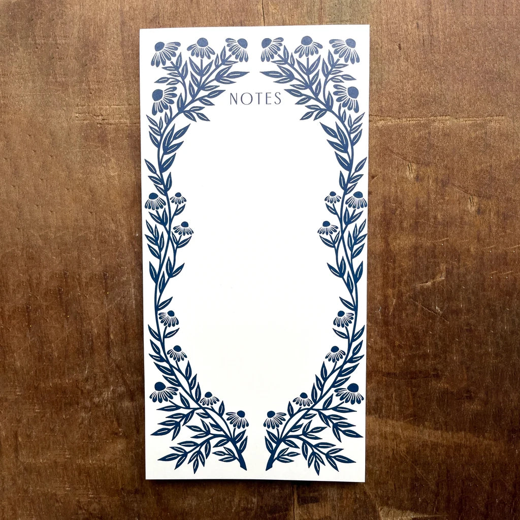 Navy Echinacea Magnetic Market Pad