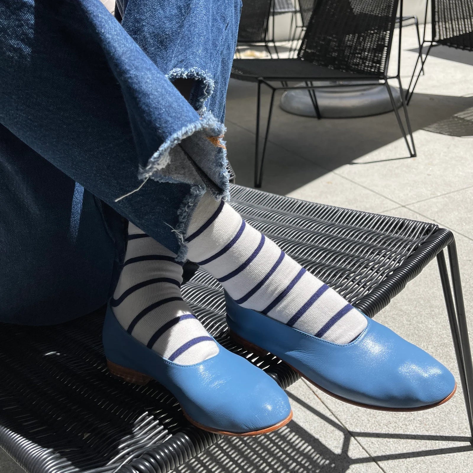 Wally Socks, Breton Stripe