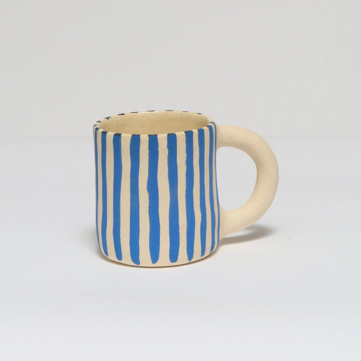 Striped Mug, Blue
