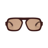 Jane Sunglasses, Dark Brown with Amber Lens