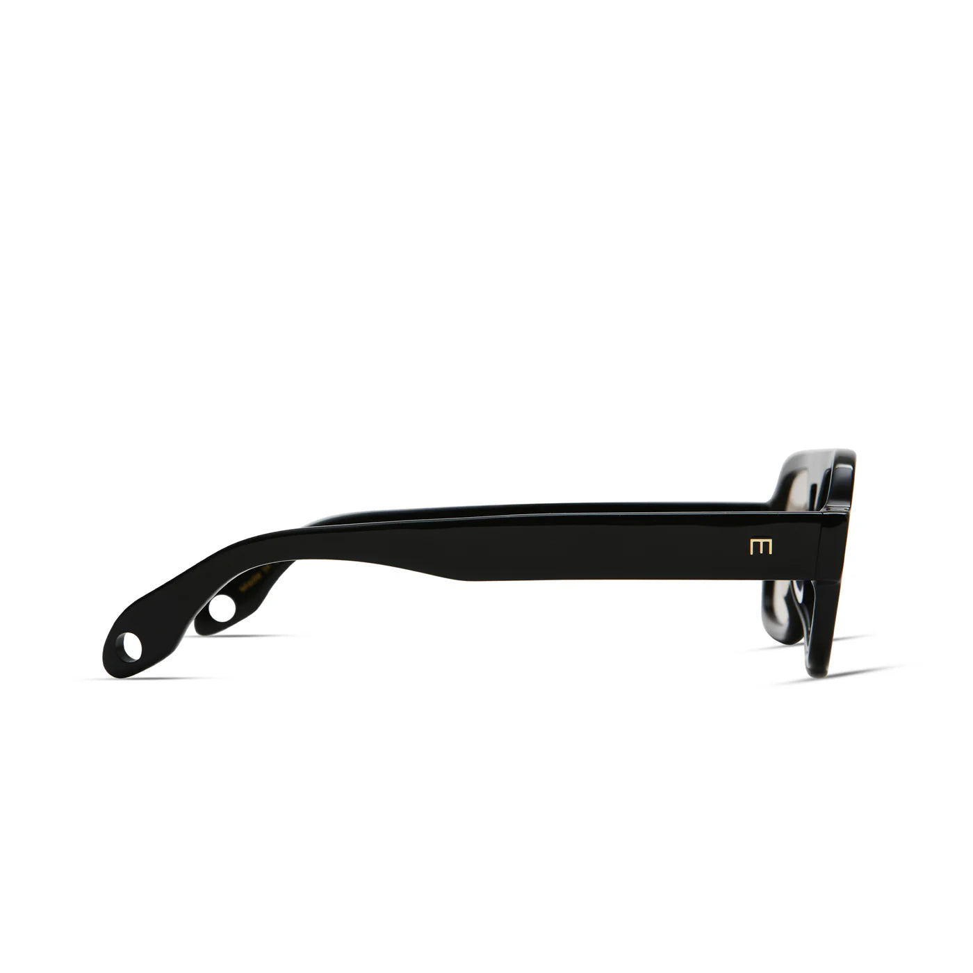 Jane Mini Sunglasses, Gloss Black