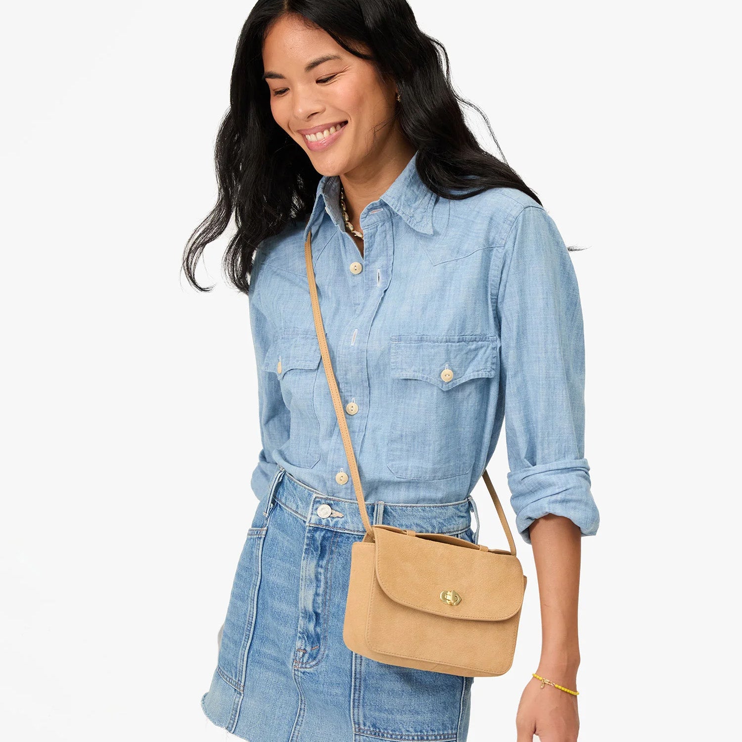 Kathryn Bag, Dune Suede
