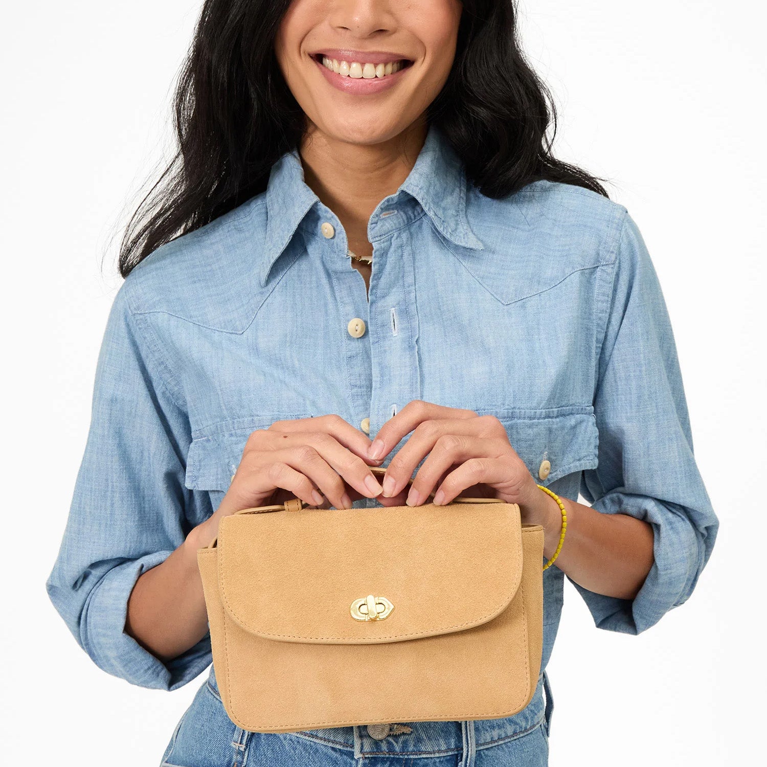 Kathryn Bag, Dune Suede
