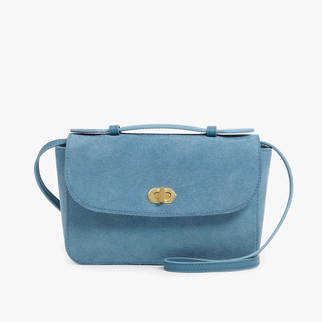 Kathryn Bag, Desert Blue Suede