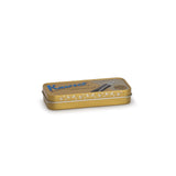 Tin Pen Case, Black and Gold