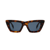 Lori Sunglasses, Brown Tortoise with Dark Blue Lens