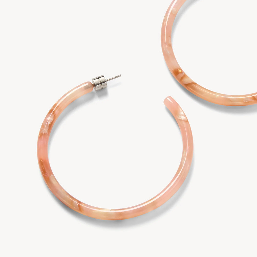 Large Hoops, Blossom