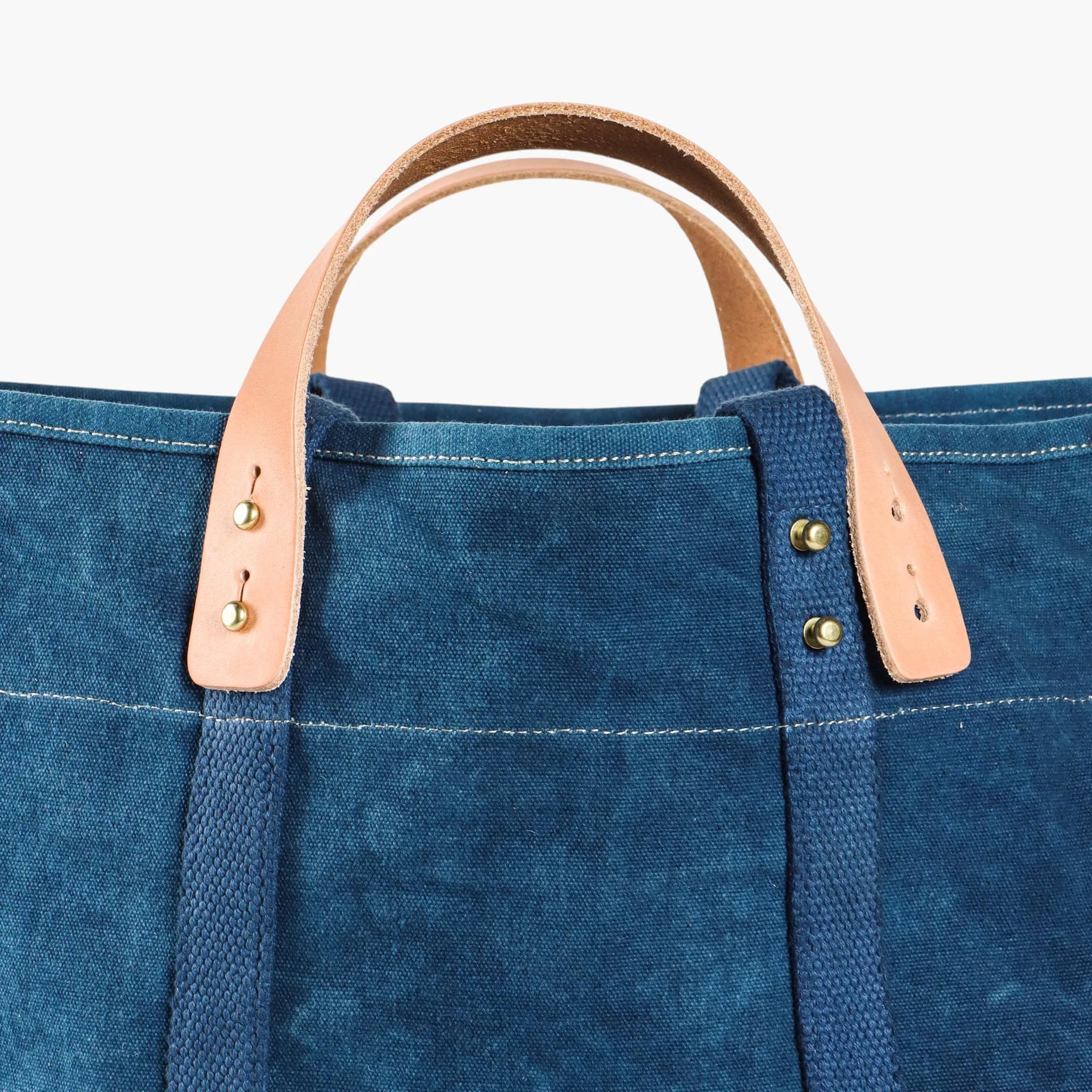 Large East West Tote, Indigo