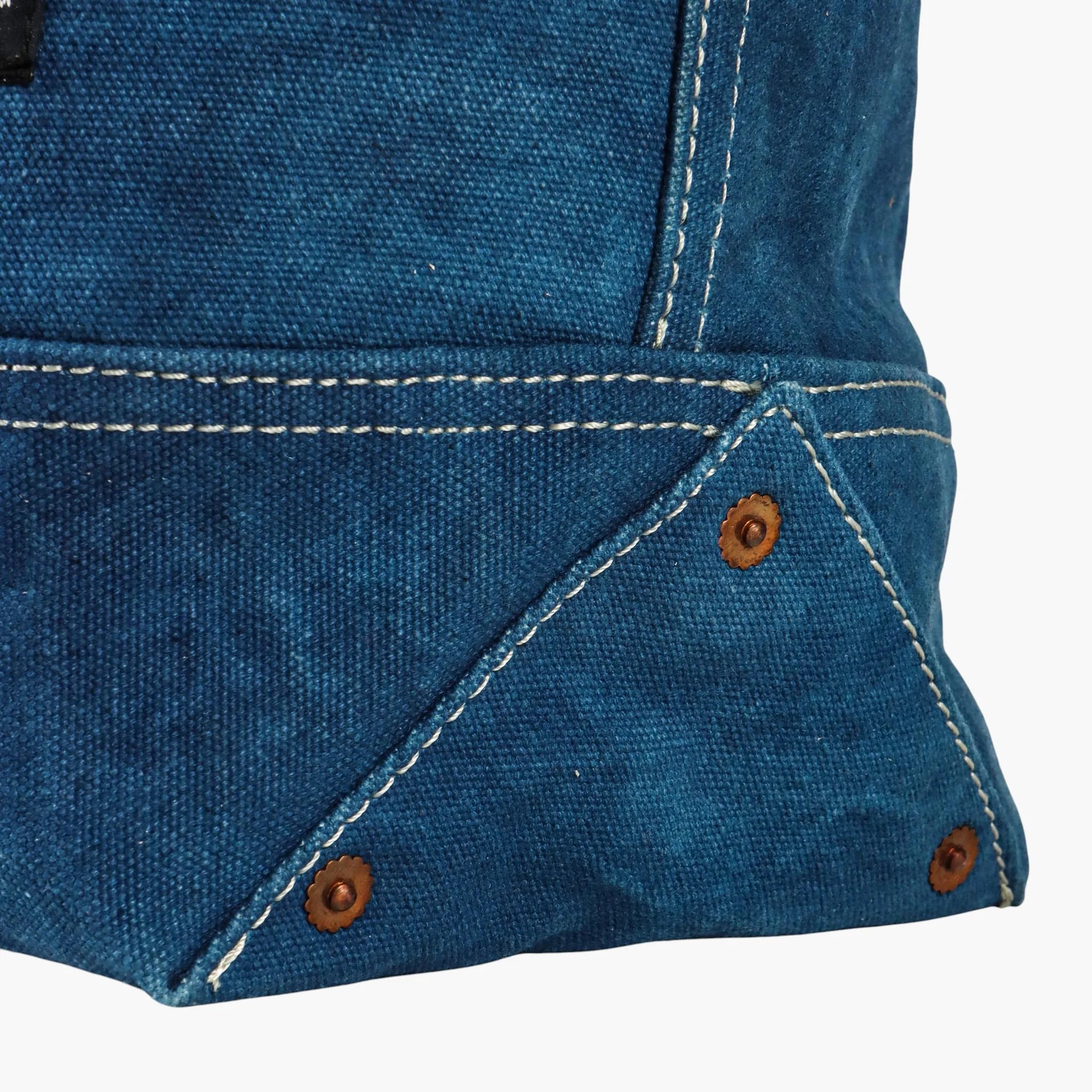 Large East West Tote, Indigo