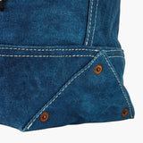 Large East West Tote, Indigo