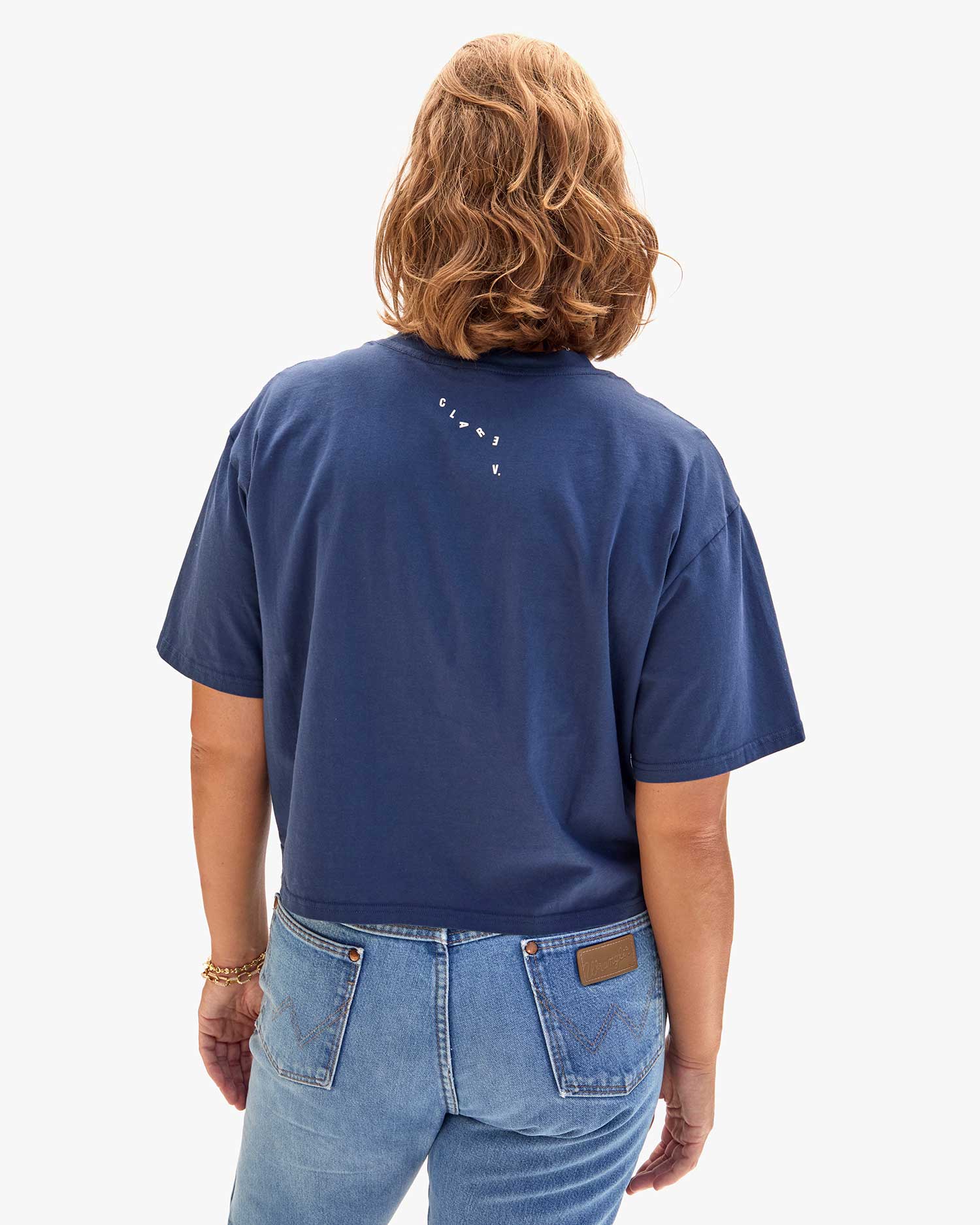 Le Carré Tee, Navy Ciao