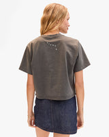 Le Carre Tee, Faded Black Oui