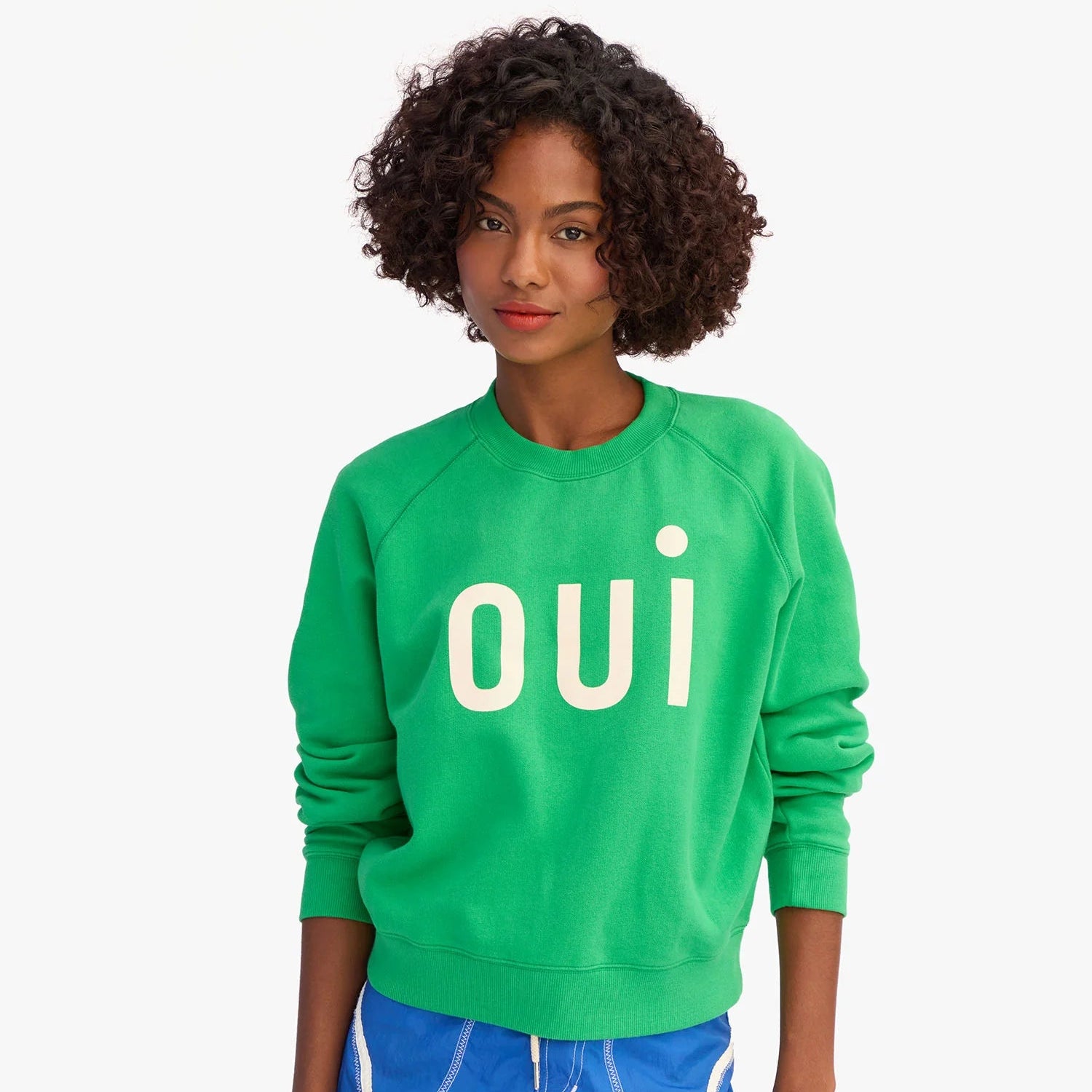 Le Court Sweatshirt, Oui Green