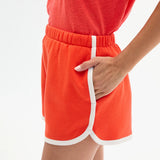 Le Jogging Short, L'Orange with Cream Piping