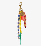 Le Long Beaded Multicolor Tassel Key Fob